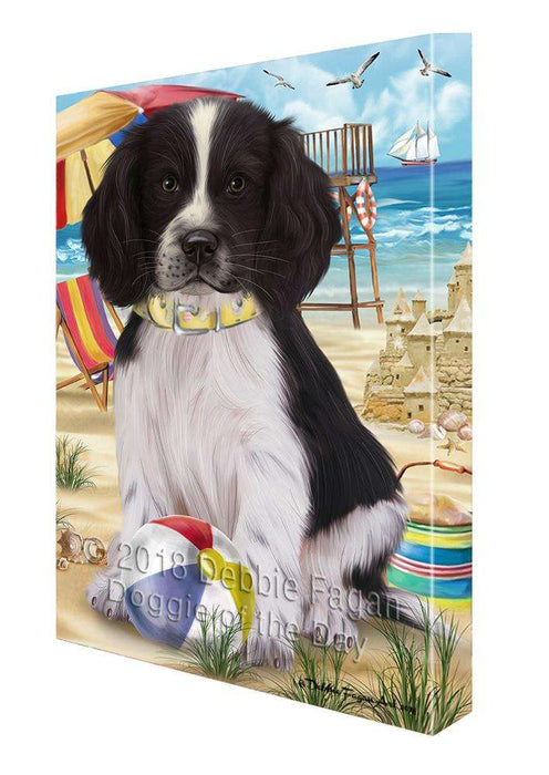 Pet Friendly Beach Springer Spaniel Dog Canvas Print Wall Art Décor CVS105596