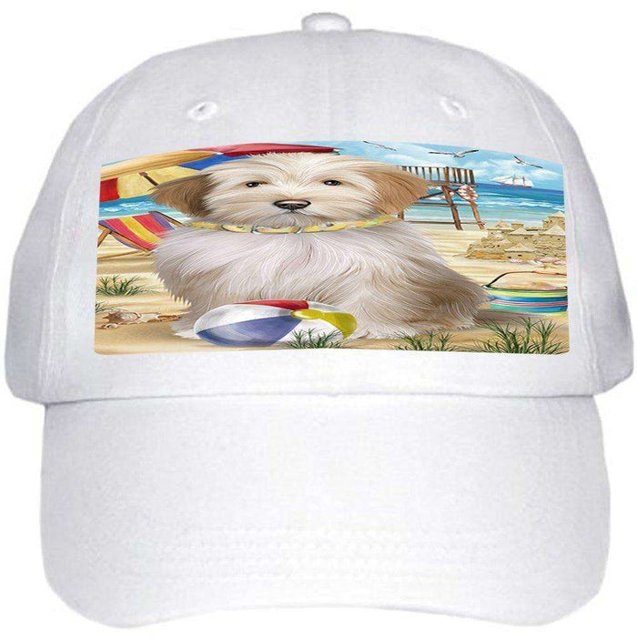 Pet Friendly Beach Tibetan Terrier Dog Ball Hat Cap HAT49839