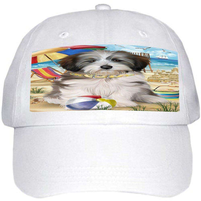 Pet Friendly Beach Tibetan Terrier Dog Ball Hat Cap HAT49842