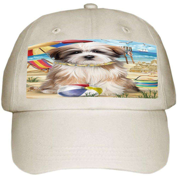 Pet Friendly Beach Tibetan Terrier Dog Ball Hat Cap HAT49845