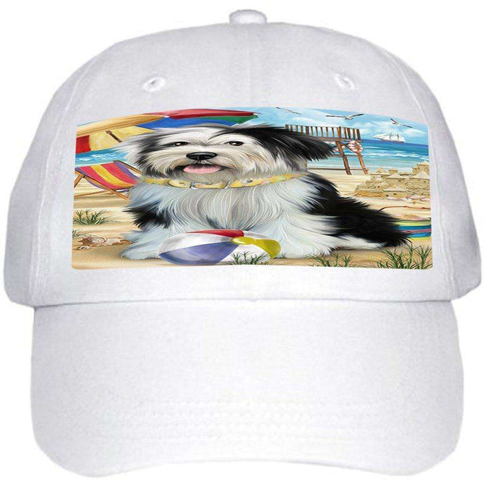 Pet Friendly Beach Tibetan Terrier Dog Ball Hat Cap HAT49848