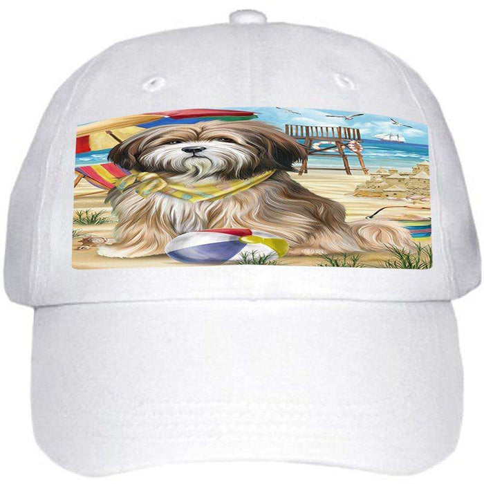 Pet Friendly Beach Tibetan Terrier Dog Ball Hat Cap HAT49851
