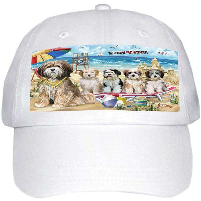 Pet Friendly Beach Tibetan Terriers Dog Ball Hat Cap HAT49836