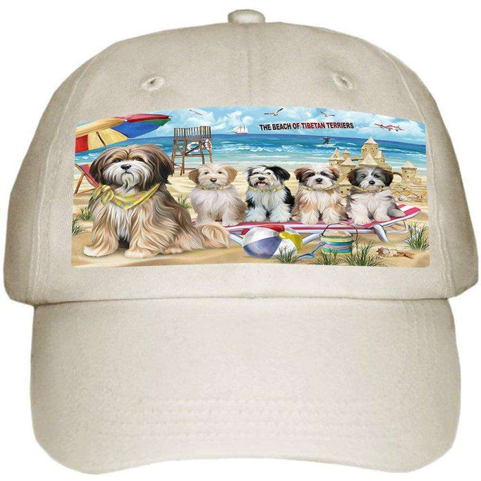 Pet Friendly Beach Tibetan Terriers Dog Ball Hat Cap HAT49836
