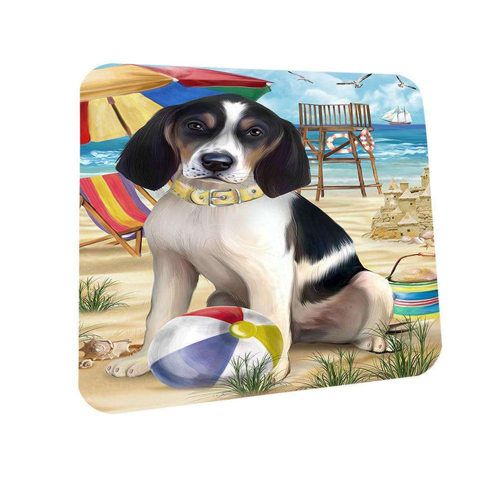Pet Friendly Beach Treeing Walker Coonhound Dog Coasters Set of 4 CST50060 Coasters Set of 4 CST50060