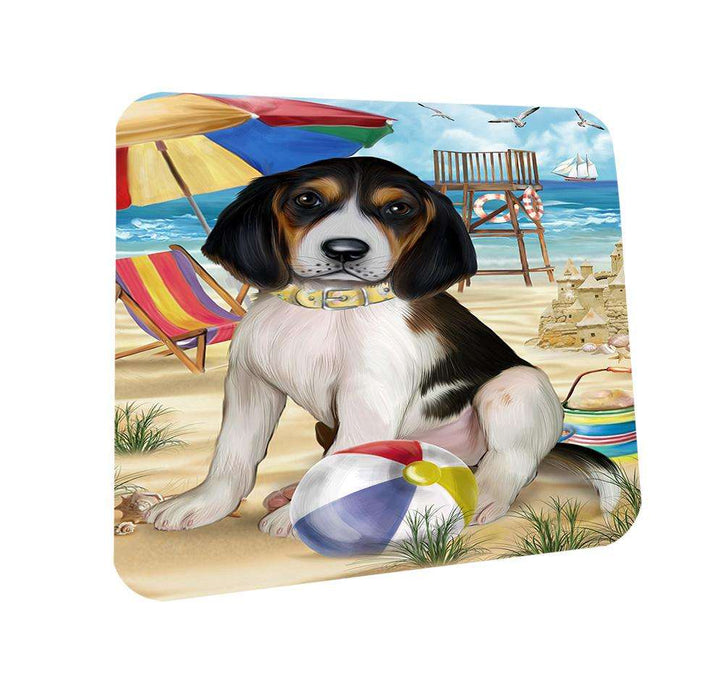 Pet Friendly Beach Treeing Walker Coonhound Dog Coasters Set of 4 CST50062 Coasters Set of 4 CST50062