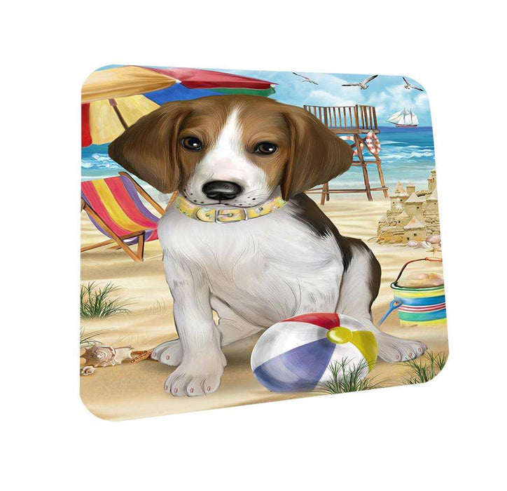 Pet Friendly Beach Treeing Walker Coonhound Dog Coasters Set of 4 CST50063 Coasters Set of 4 CST50063