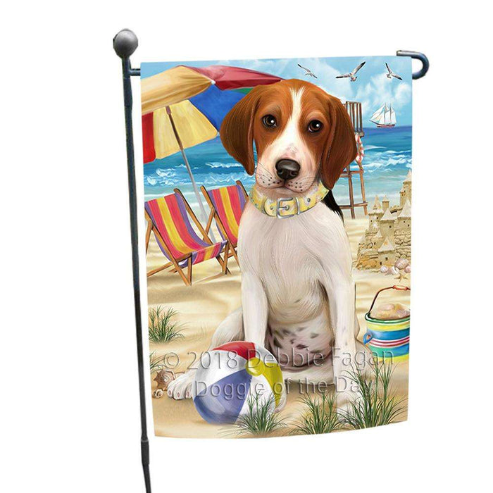 Pet Friendly Beach Treeing Walker Coonhound Dog Garden Flag GFLG49931