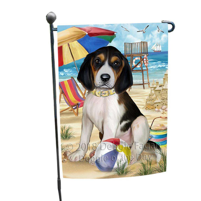 Pet Friendly Beach Treeing Walker Coonhound Dog Garden Flag GFLG49932