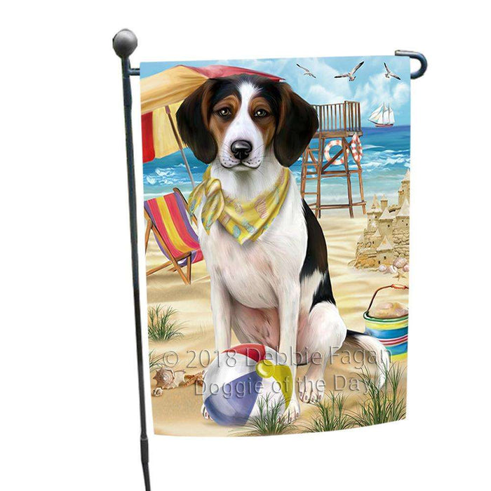 Pet Friendly Beach Treeing Walker Coonhound Dog Garden Flag GFLG49934