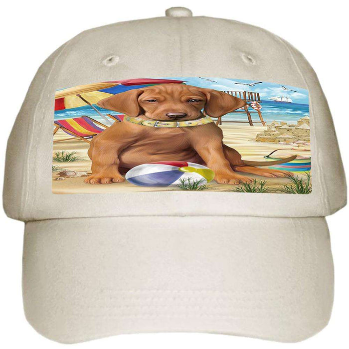 Pet Friendly Beach Vizsla Dog Ball Hat Cap HAT54060