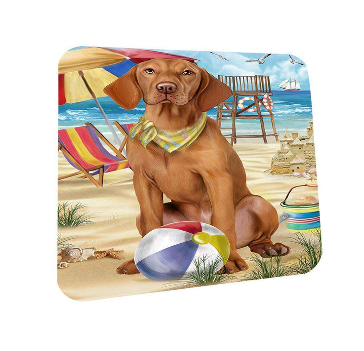 Pet Friendly Beach Vizsla Dog Coasters Set of 4 CST50070 Coasters Set of 4 CST50070