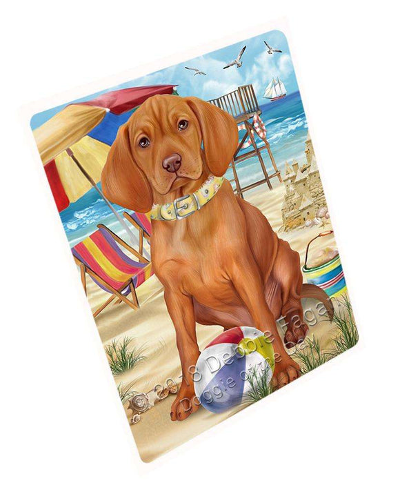 Pet Friendly Beach Vizsla Dog Cutting Board C54189