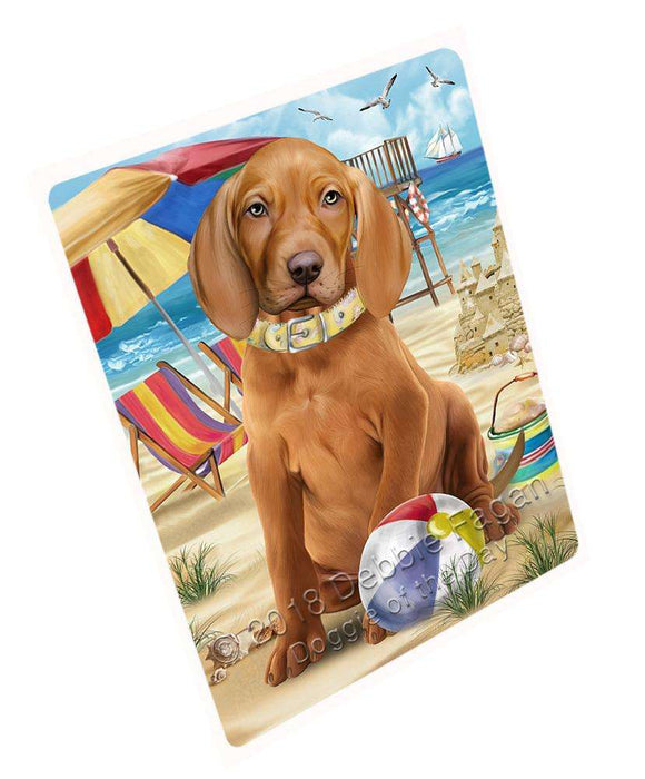 Pet Friendly Beach Vizsla Dog Cutting Board C54198
