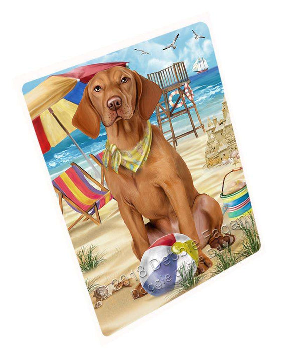 Pet Friendly Beach Vizsla Dog Cutting Board C54201