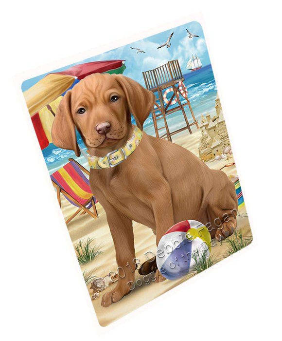 Pet Friendly Beach Vizsla Dog Magnet Mini (3.5" x 2") MAG54192