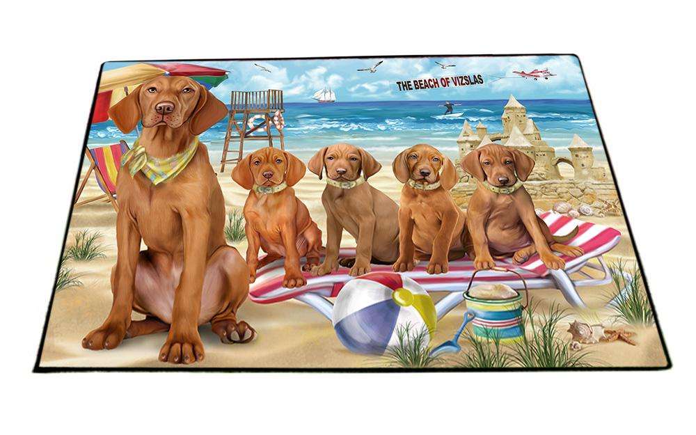 Pet Friendly Beach Vizslas Dog Floormat FLMS50292