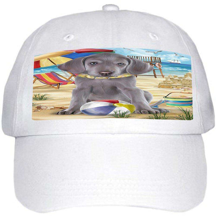 Pet Friendly Beach Weimaraner Dog Ball Hat Cap HAT49857