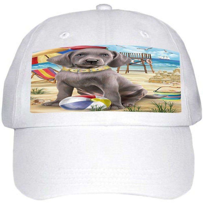Pet Friendly Beach Weimaraner Dog Ball Hat Cap HAT49860
