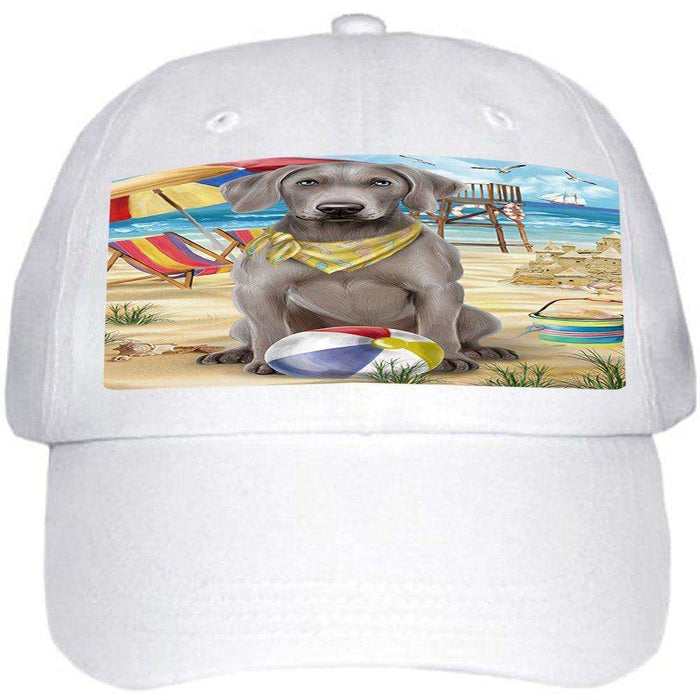 Pet Friendly Beach Weimaraner Dog Ball Hat Cap HAT49869