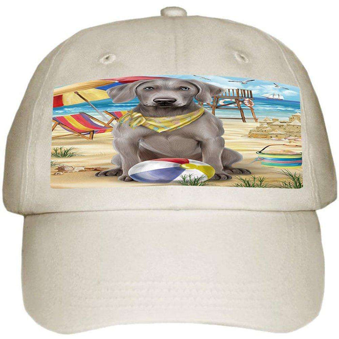Pet Friendly Beach Weimaraner Dog Ball Hat Cap HAT49869