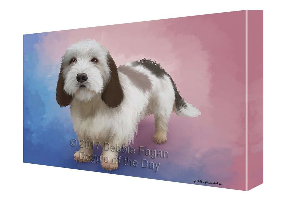 Petit Basset Griffon Vendeen Dog Canvas Wall Art D034