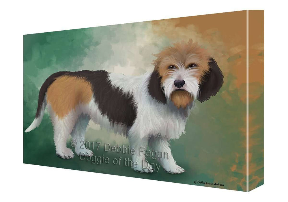 Petit Basset Griffon Vendeen Dog Canvas Wall Art D035