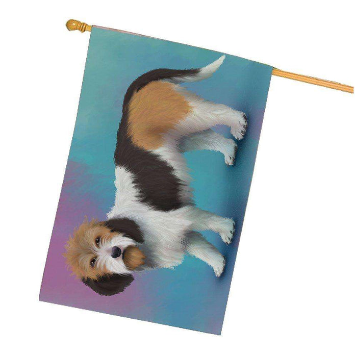Petit Basset Griffon Vendeen Dog House Flag