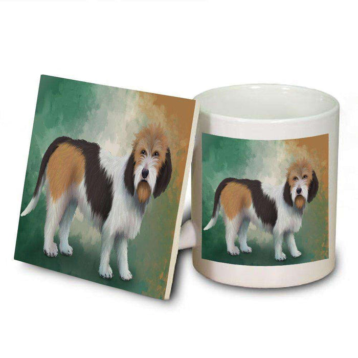 Petit Basset Griffon Vendeen Dog Mug and Coaster Set MUC48026