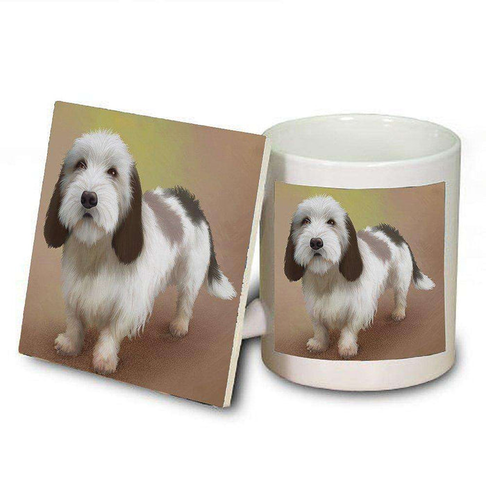 Petit Basset Griffon Vendeen Dog Mug and Coaster Set