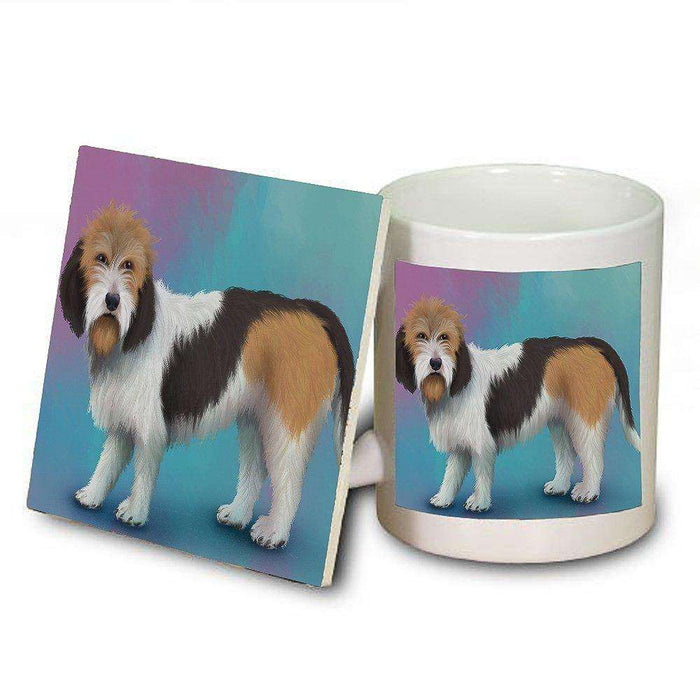 Petit Basset Griffon Vendeen Dog Mug and Coaster Set