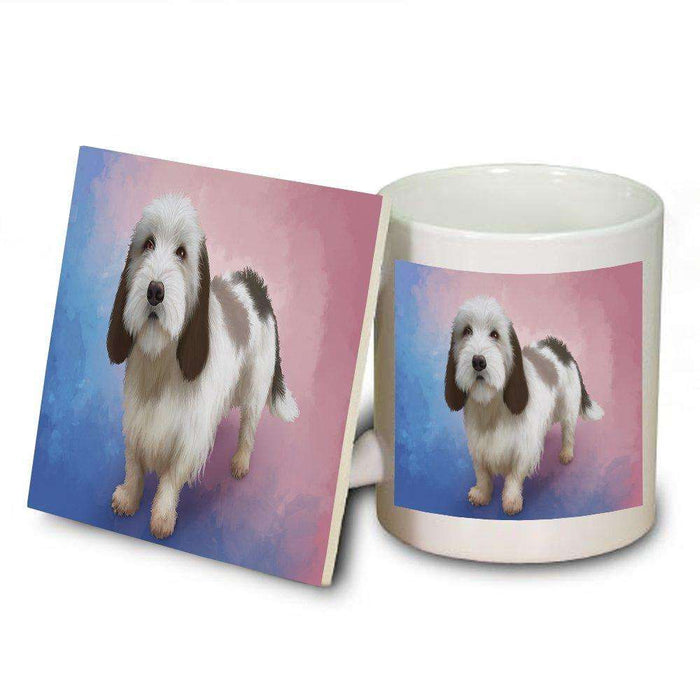 Petit Basset Griffon Vendeen Dog Mug and Coaster Set