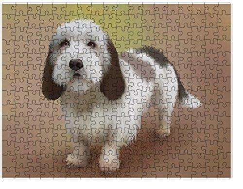 Petit Basset Griffon Vendeen Dog Puzzle with Photo Tin