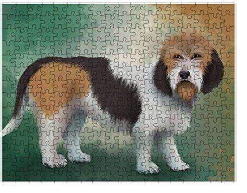 Petit Basset Griffon Vendeen Dog Puzzle with Photo Tin