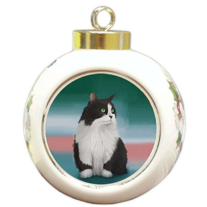 Petit Basset Griffon Vendeen Dog Round Ball Christmas Ornament RBPOR48033