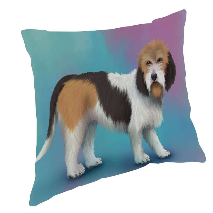 Petit Basset Griffon Vendeen Dog Throw Pillow