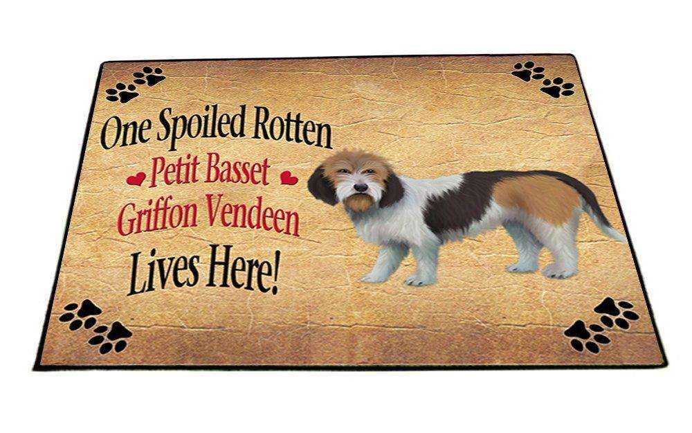 Petit Basset Griffon Vendeen Spoiled Rotten Dog Indoor/Outdoor Floormat