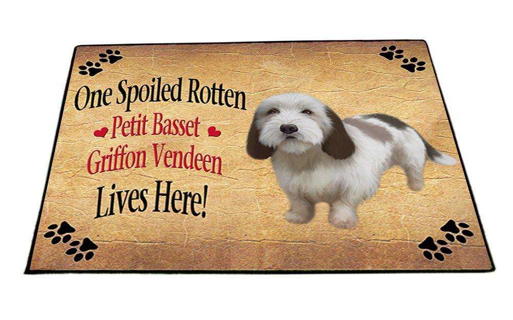 Petit Basset Griffon Vendeen Spoiled Rotten Dog Indoor/Outdoor Floormat