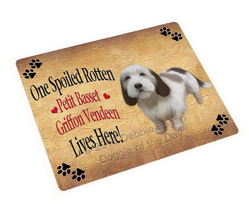 Petit Basset Griffon Vendeen Spoiled Rotten Dog Refrigerator Magnet