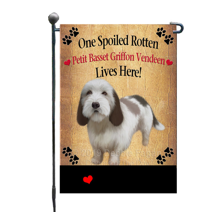 Personalized Spoiled Rotten Petit Basset Griffon Vendeen Dog GFLG-DOTD-A63226
