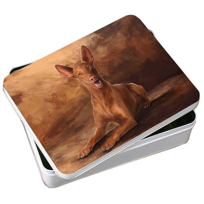 Pharaoh Hound Dog Photo Storage Tin