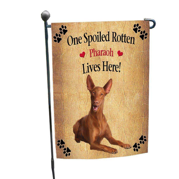 Pharaoh Spoiled Rotten Dog Garden Flag