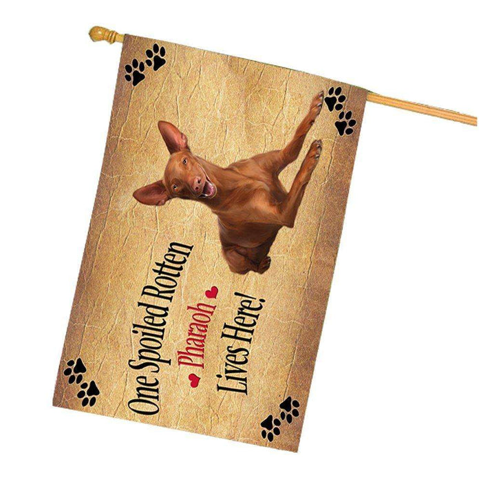 Pharaoh Spoiled Rotten Dog House Flag
