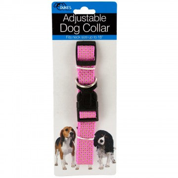 10 Pink Fashion Nylon Adjustable Dog Collars Wholesale DNSX