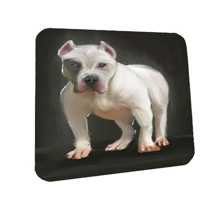 Pit Bull Dog Coasters Set of 4