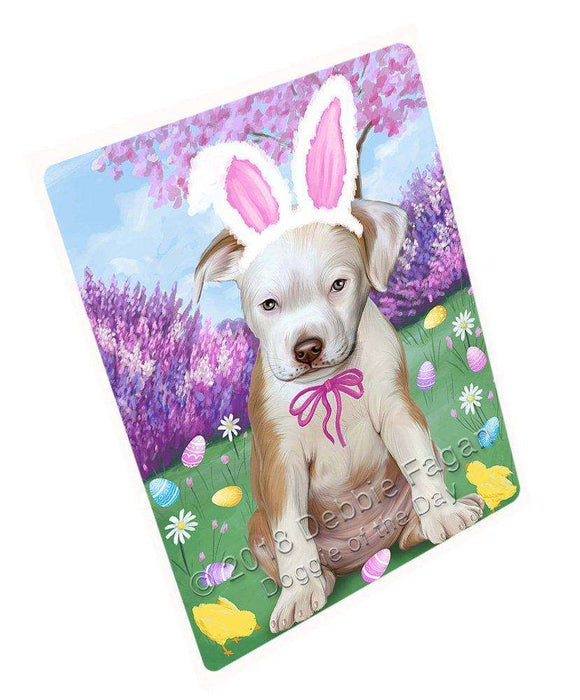 Pit Bull Dog Easter Holiday Large Refrigerator / Dishwasher Magnet RMAG55794