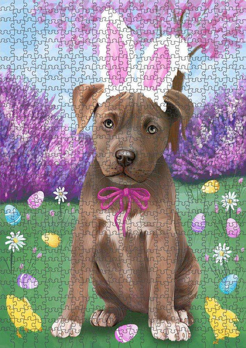 Pit Bull Dog Easter Holiday Puzzle  PUZL51567