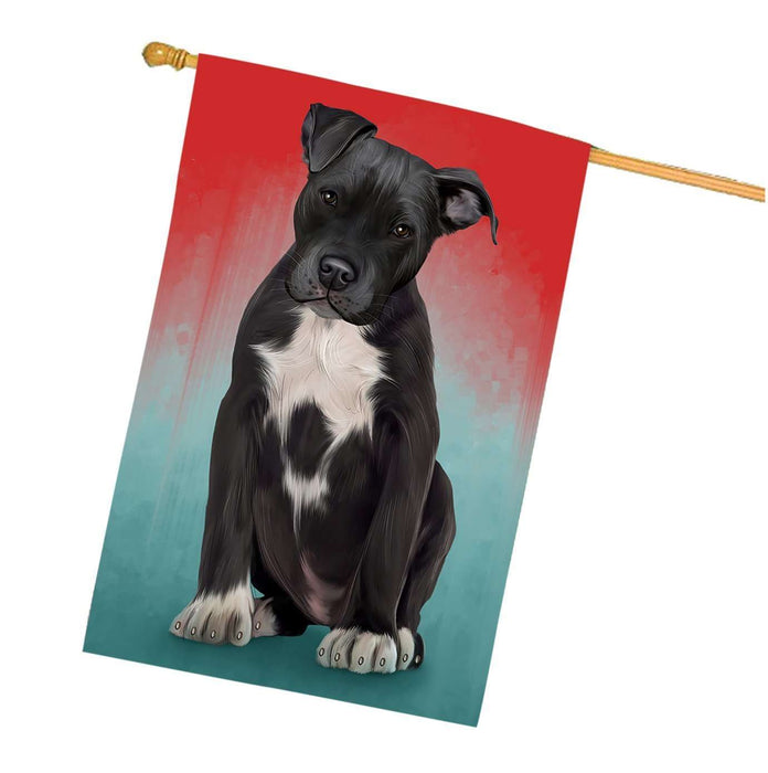 Pit Bull Dog House Flag FLG48285