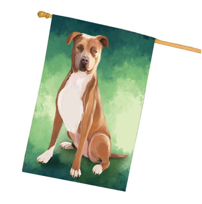 Pit Bull Dog House Flag FLGA48038