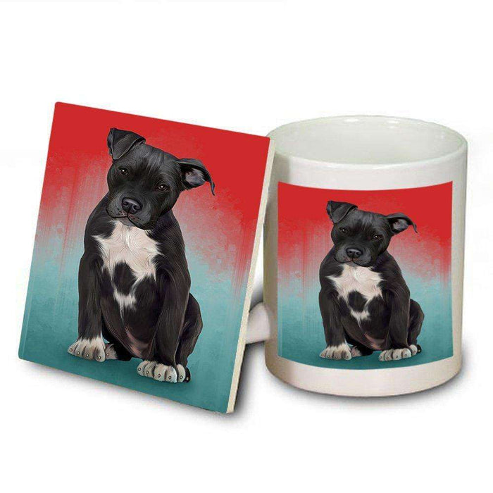 Pit Bull Dog Mug and Coaster Set MUC48330
